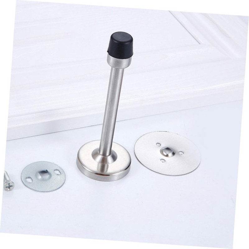 OHPHCALL 2Pcs Stainless Steel Door Stopper Cylindrical Design for Practical