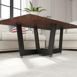 KaKaBB Metal Coffee Table Legs, 18 Inch Coffee Table Base, Furniture Legs for Marble, Glass,Wood Top, Heavy Duty Modern Desks Bench Legs