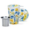 Dunoon Tisaniere Set of 3 Cottage Border Blue 0.44 L