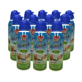New 12 Pack Dust Off Compressed Gas Duster 12 oz