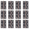 Antrader 12 PCS Folding Butt Hinge, Cabinet Gate Closet Door