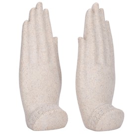 2Pcs Vintage Buddha Statue Resin Ornaments Art Crafts Desktop Decoration Buddhist Supplies
