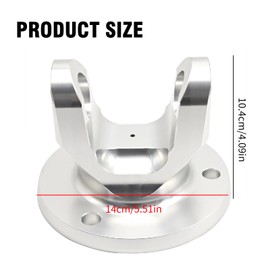 MDEOOSKY 3-Bolt Companion Flange, Replacement for GM 6L80 6L90 8L90 10L80 10L90 TR6060 TR3160 Transmission 3-Bolt Adapter Flange Yoke Kit