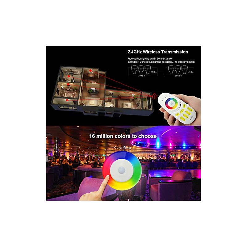 Mi Light Wireless 2.4G RF RGB + White/Warm White Controller