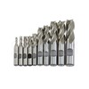 Shars 3/16" - 3/4" 10 PCS HSS Uncoated 4 Flutes