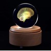 3D Human Brain Anatomical Model Paperweight(Laser Etched) in Crystal Glass