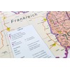 Postcode Map of Germany with Lamination on Both Sides Poster