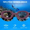 Ambienden Swimming Goggles for Men Women Waterproof Anti-Fog Clear Vision