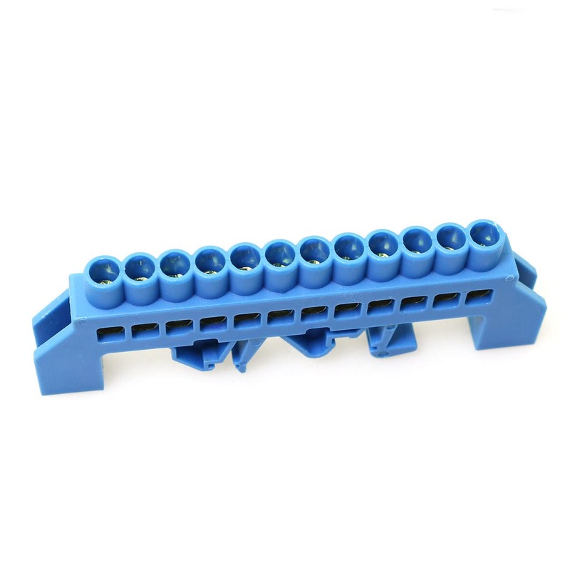 PZRT Terminal Block Terminal Bus Bar 12 Positions Screw Brass