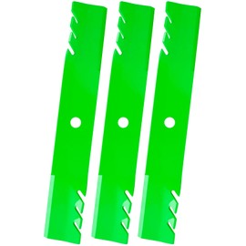 M143520 M145516 M152726 396-719 Mower Blades, Compatible with John De ere 54 inch Deck Ztrak Z375R Z525E Z535M GX255 GX335 GX345 X340 X380 X394 1023 1025R 1026R (3pack)