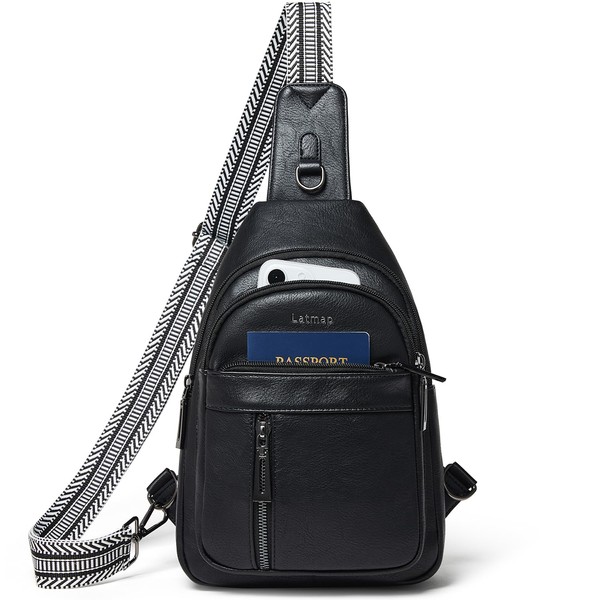 LATMAP LARGE Sling Bag For Women Men Crossbody Shoulder Tote