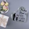 Dad Gifts from Daughter 3.9x3.9 Inch Acrylic Heart Keepsake Father's