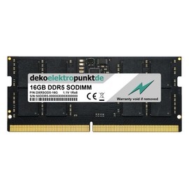 dekoelektropunktde 16 GB RAM Memory Module for Acer Predator Helios Neo 16 PHN16-71-90JU DDR5 SO-DIMM PC5