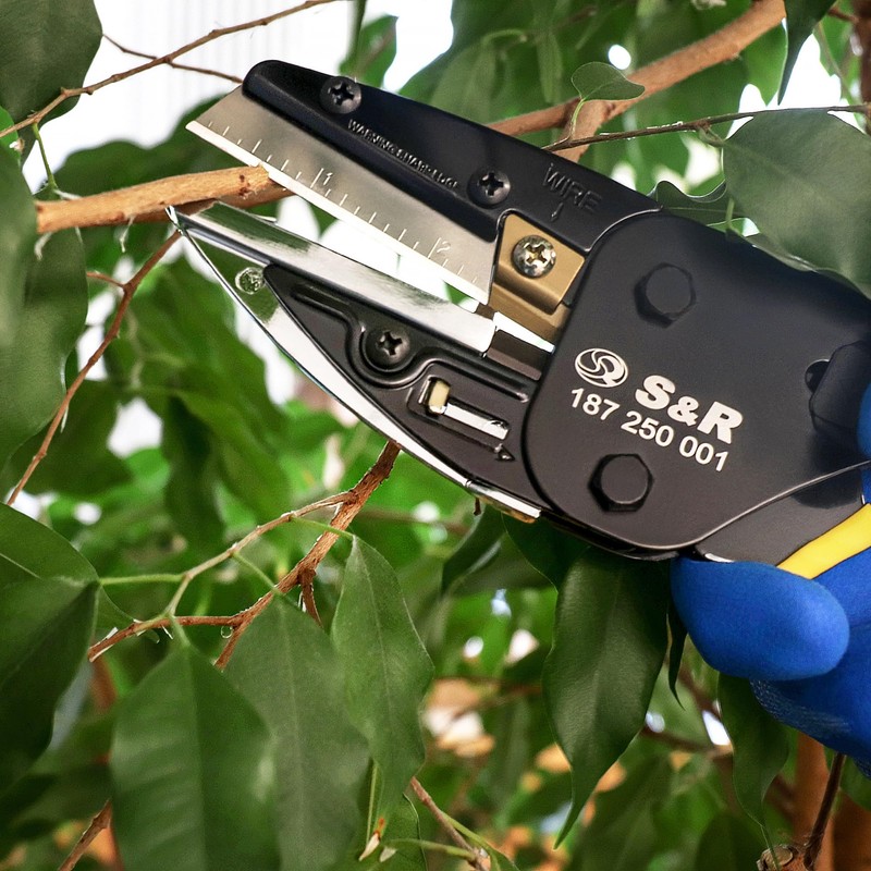 S&R Multifunctional Scissors 250 mm, Precision Cutter with 4 Extra
