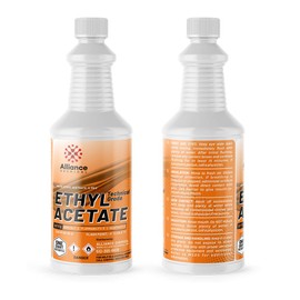 Ethyl Acetate - Technical Grade - 1 Quart - 32 FL Oz - Paints, Varnishes, Lacquers, Extraction, Cleaning, and Perfumes - Domestically Sourced - Made in America - Alliance Chemical