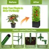 Legigo 2 Pack Tomato Cages with 17 Gallon Grow Bags-