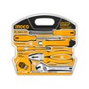 INGCO Set De Herramientas Manuales 7 Piezas Uso Profesional HKTH10807