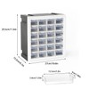 Gonice Craft Cabinet Storage, Hardware Storage Organizer, 24 Drawer Plastic