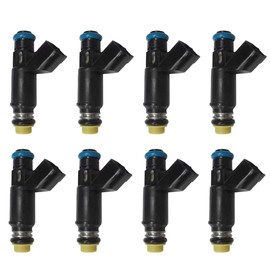 BLUE ELF Performance 8 Pack Fuel Injector 25326903 FOR 2002-07 CHEVY FLEX FUEL 5.3L 12580426 FJ502 FJ737