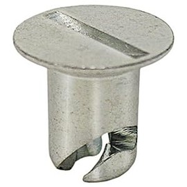 PANELfast Slotted Flush Head Quarter Turn Dzus Fastener, 7/16" x .500" inch Grip, Steel, 10 Pack