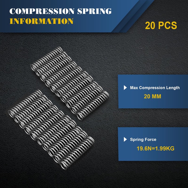 GUNGY Compression Spring Stainless Steel Spring Compression Springs 50 mm