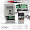 CNCTOPBAOS VFD Frequency Inverter 1.5KW 2HP,Single Phase to 3 Phase