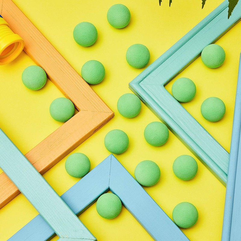 Frienda 24 Pieces Refill Balls Soft Green Foam Balls Refills