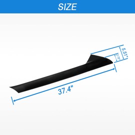 CARMOCAR Outer Windshield Pillar Trim Panel Molding Front Left (Driver Side) Replacement for 2011-2019 Ford Explorer 4 Door Utility Replaces BB5Z7803136AA BB5Z-7803145-AA BB5Z-7803137-AB 1 Pack