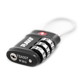 RAVE TSA Suitcase Padlock with Combination Combination Luggage Lock