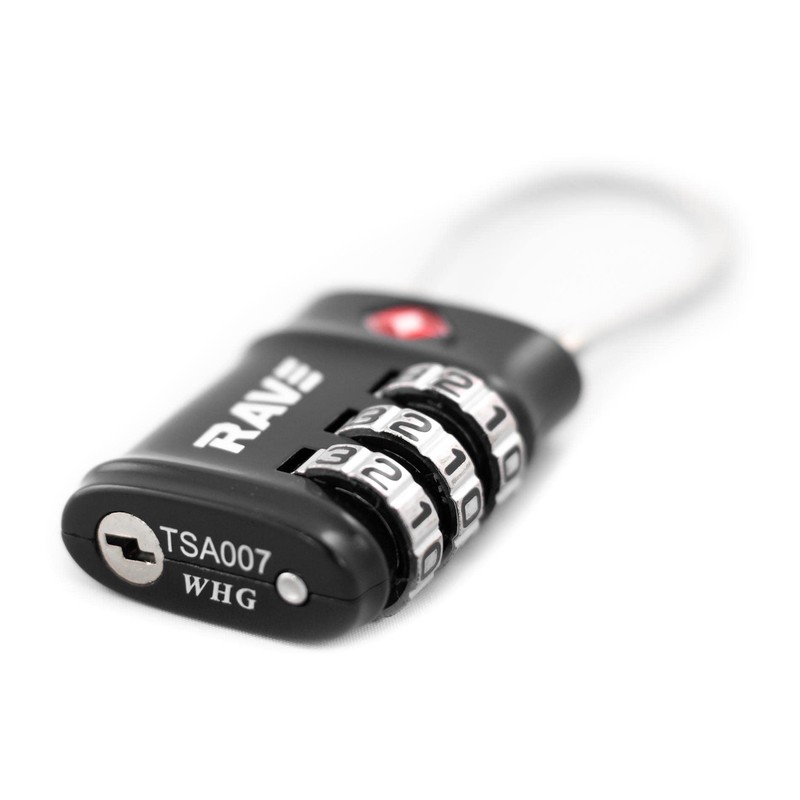 RAVE TSA Suitcase Padlock with Combination Combination Luggage Lock