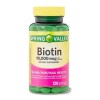 Biotina 10,000mcg 120 Capsulas Cabello Uñas Piel Biotin Vita Sabor
