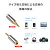 Stereo Mini Plug Converter Plug 2.5mm 4 Poles Male to