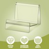 Weysat Purse Display Stand Clear Acrylic Handbag Stand Jewelry Wallet