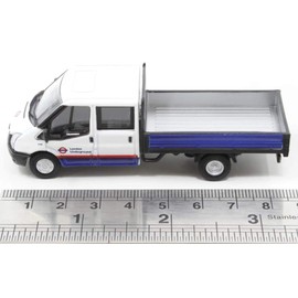 Oxford Diecast 76TPU003 Ford Transit Dropside London Underground