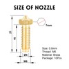 IdeaFormer 10 pieces 0.8 mm brass nozzles for Anycubic Kobra