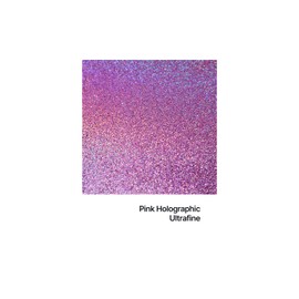 V1RTUS Pink Holographic Glitter Paint Crystal Additive 100g / 3.5oz for Acrylic, Latex, Emulsion - use Interior / Exterior - Wall, Ceiling, Wood, Metal, Varnish, Dead flat, Matte, Soft Sheen or Silk