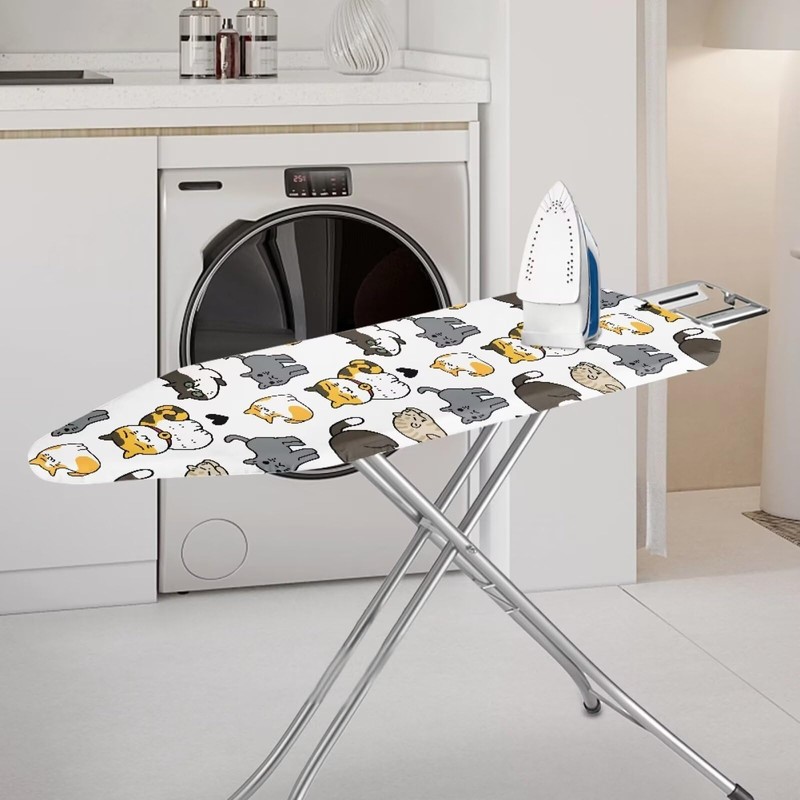Oamsistay Cute Cat Ironing Board Cover Pretective Covers 15 x