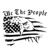 American Flag, We The People, Eagle, Vinyl Decal, Bumper Sticker,