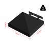 eSituro SWS0391 Wall Shelf, Black High Gloss, Hanging Shelf, Floating