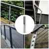 SUPERFINDINGS 10Pcs 316 Stainless Steel Invisible Cable Railing Kit Terminal