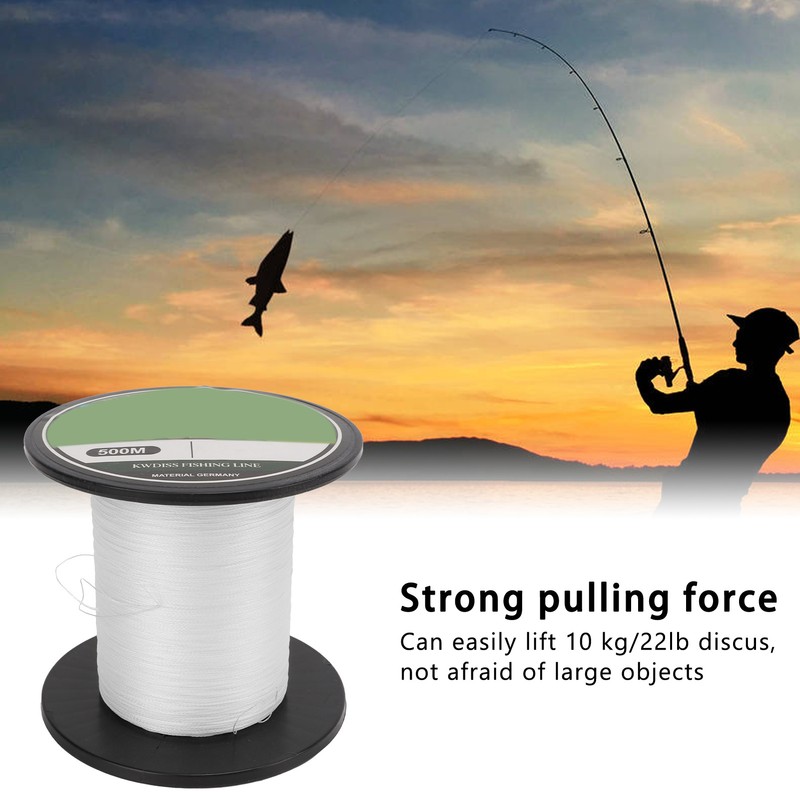 PE Braided Fishing Line Abrasion Resistance 4 Strand Braid Sea