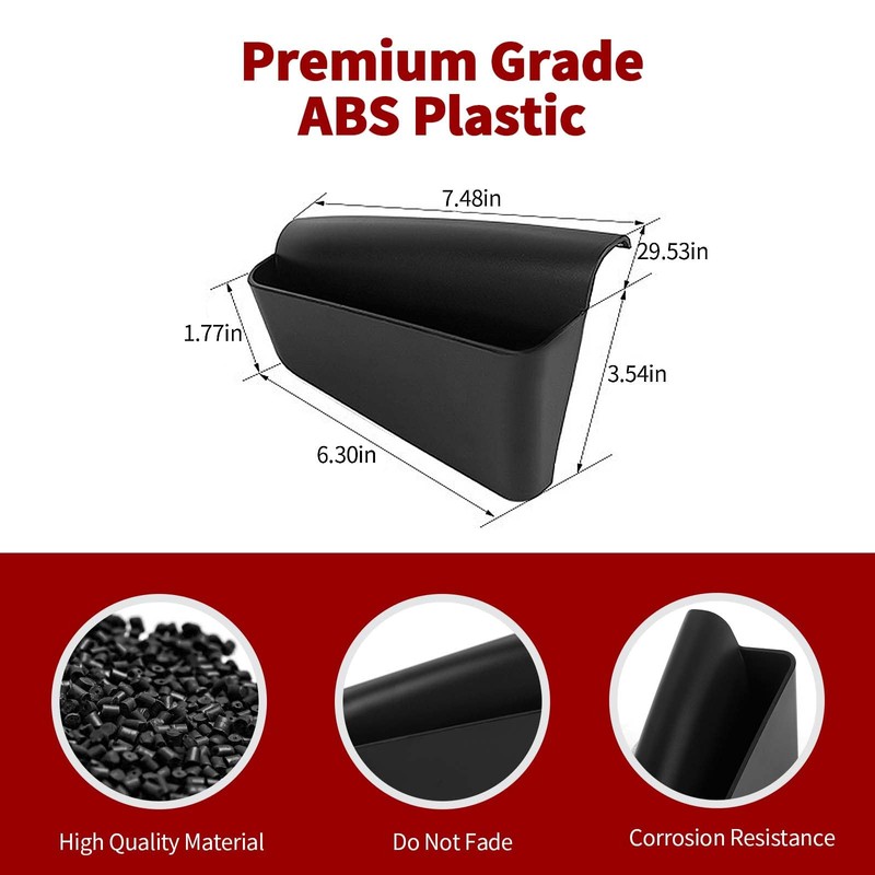 SQQP Gear Shifte Console Side Storage Box Compatible with 2016-2024