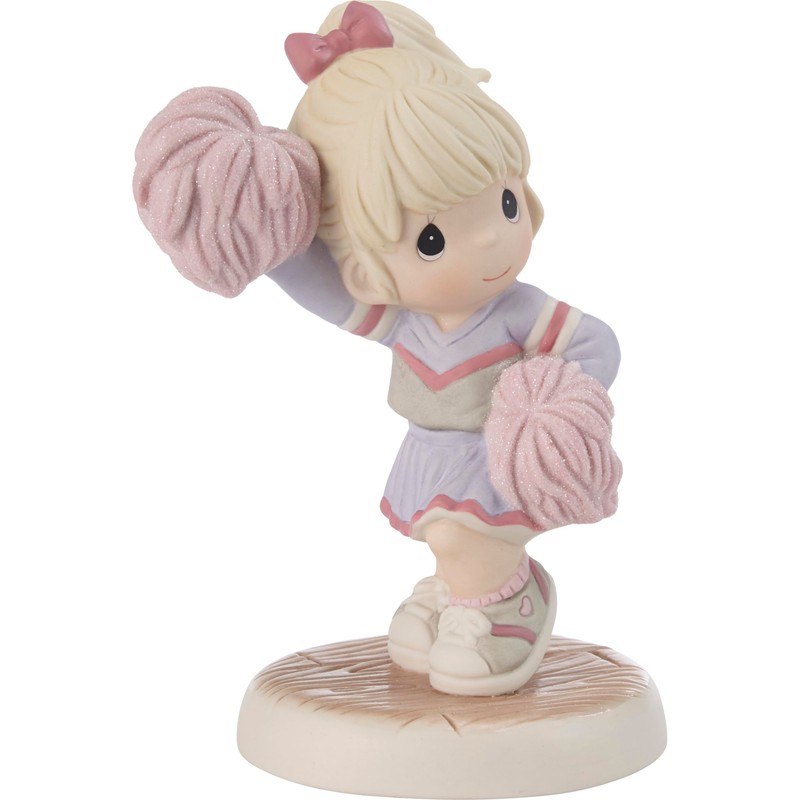 Precious Moments Girl Cheerleader Figurine - Blonde