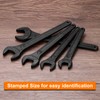 HARFINGTON Single Open Ended Spanner Wrench, 70mm, Thicken Carbon Steel