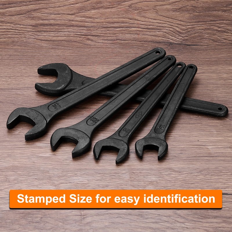 HARFINGTON Single Open Ended Spanner Wrench, 70mm, Thicken Carbon Steel