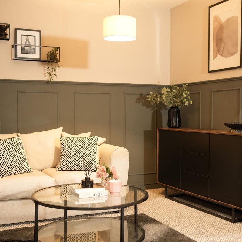 Modern Cream Boucle Cylinder Ceiling Pendant Lampshade/Table Lamp Drum Light