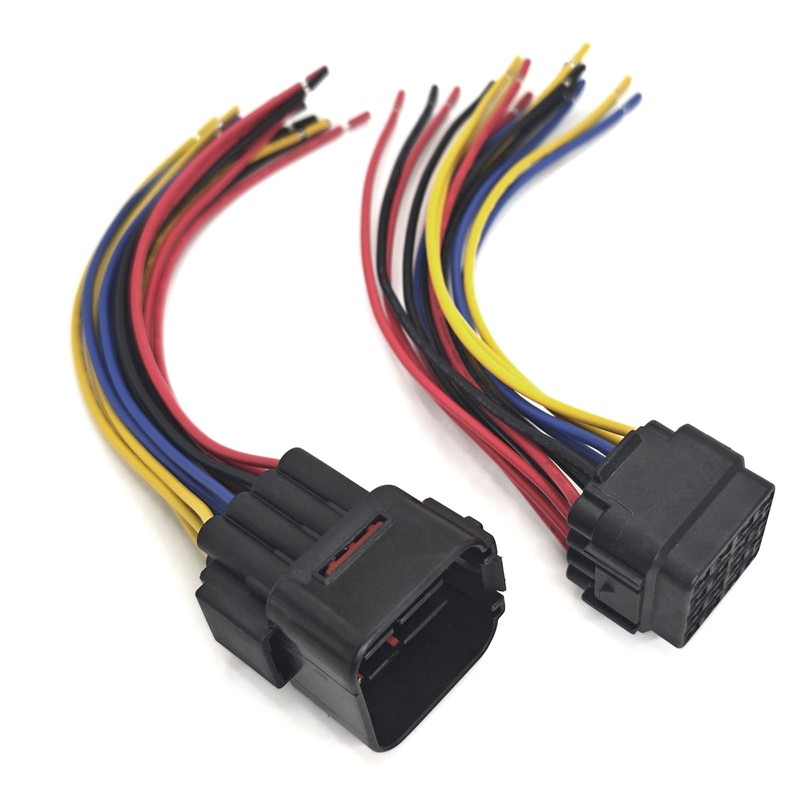 16 Pin Auto Waterproof Electrical Connector Plug Male and Female,