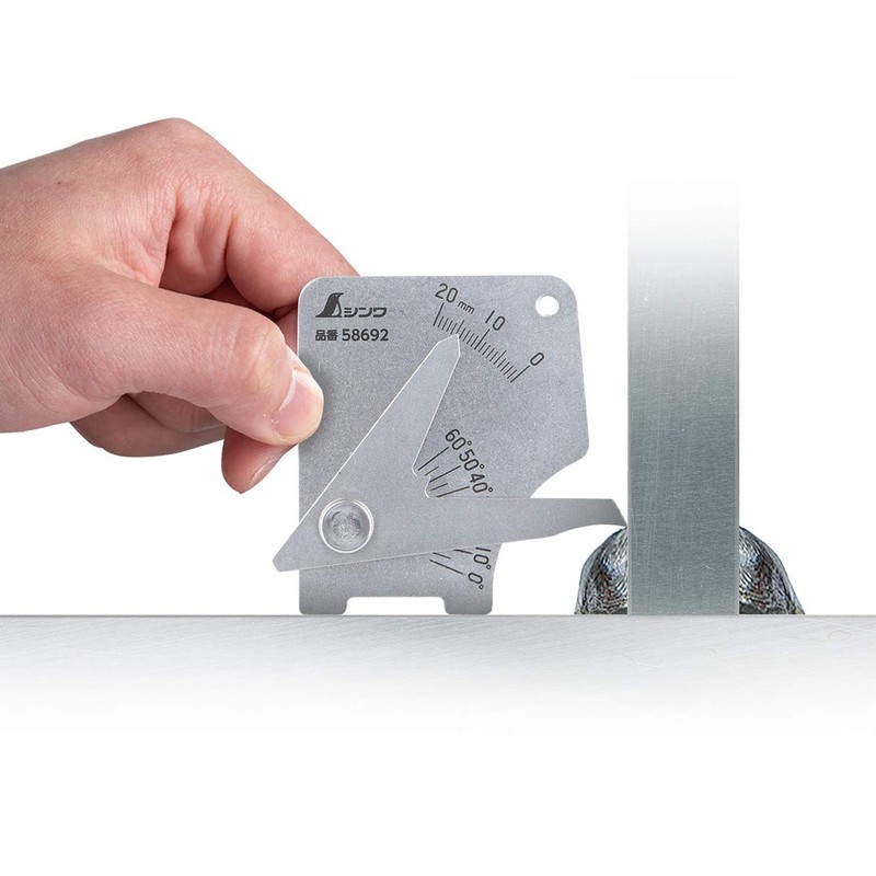 Shinwa Sokutei 58692 Welding Gauge B, Lightweight, Thin