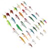 35Pcs Simulation Hard Bait Mixed Minnow Fishing Lure Kit Minnow