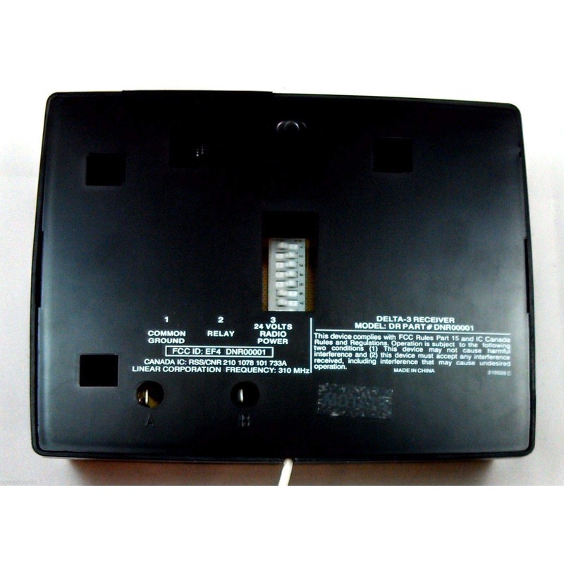 DR3A Linear Delta 3 System Garage Door Opener Receiver DR3